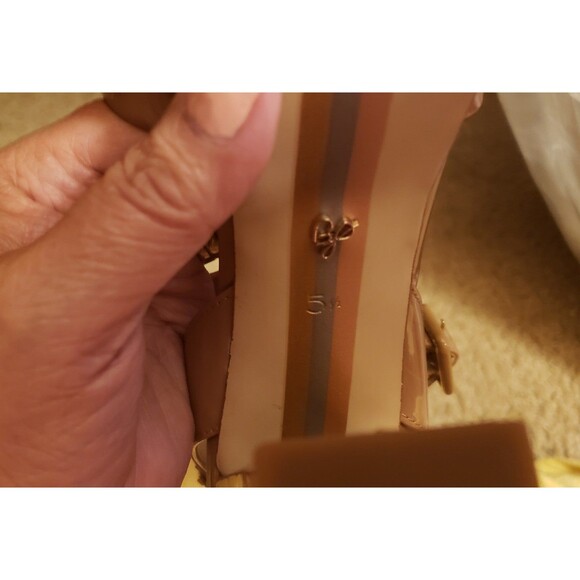Sam Edelman beige patent leather heels 5.5m-Never used - Picture 7 of 7